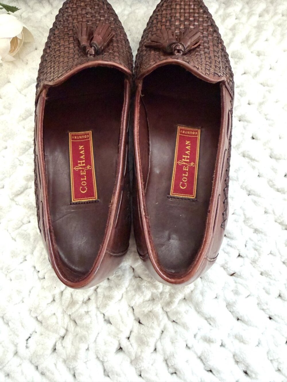 NEW Cole Haan Country Tassel Loafers (Brown) 6.5 - Picture 4 of 11